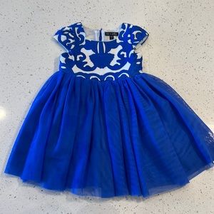 Ava & Yelly 2T tulle dress blue